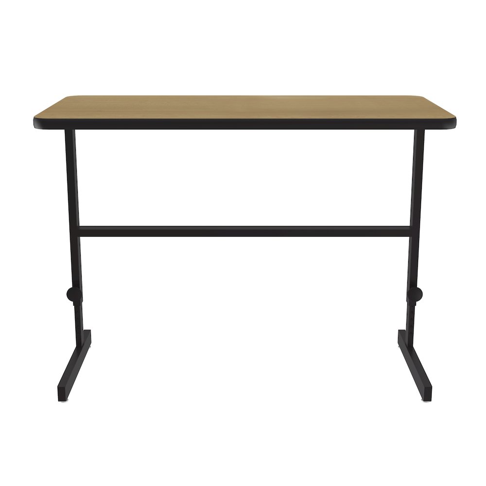 High-Pressure Laminate Top Adjustable Standing  Height Work Station 24x48