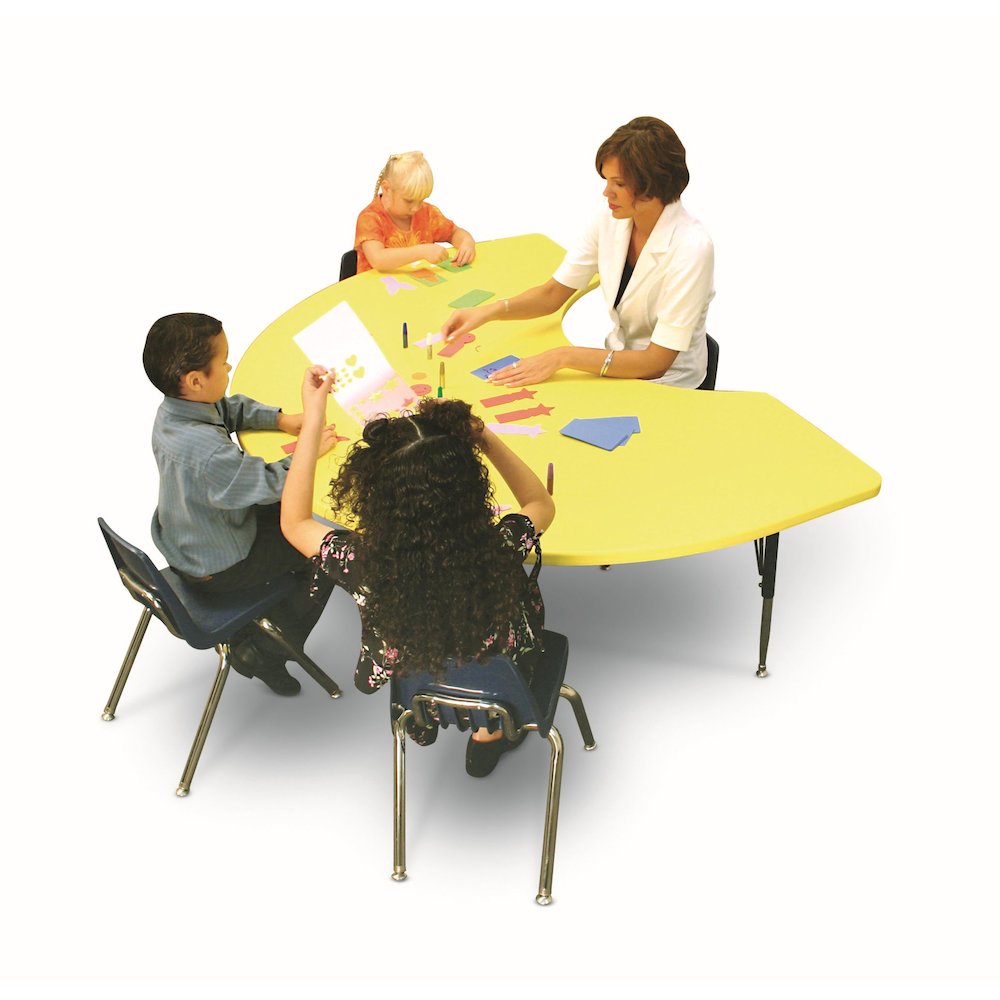 Commercial Blow-Molded Plastic Top Activity Tables 48x72"