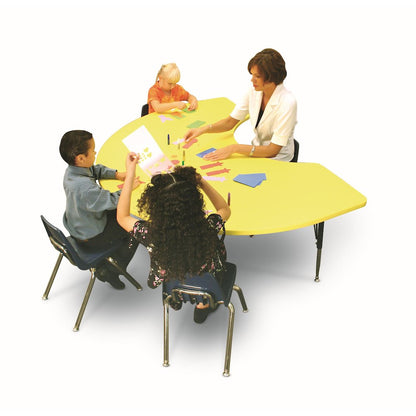 Commercial Blow-Molded Plastic Top Activity Tables 48x72"