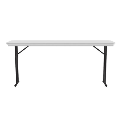 Correctional Tamper-Resistant Blow-Molded Plastic Folding Table 18x72