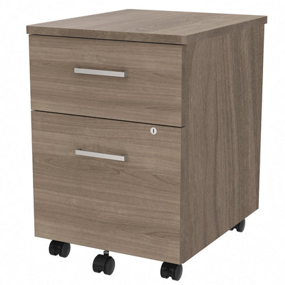 Laminate Moblie Pedestal File, Walnut