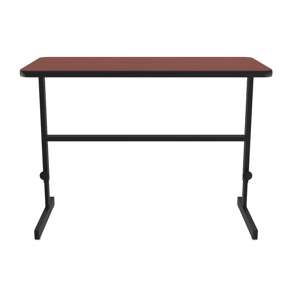 High-Pressure Laminate Top Adjustable Standing  Height Work Station 24x48