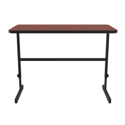 High-Pressure Laminate Top Adjustable Standing  Height Work Station 24x48