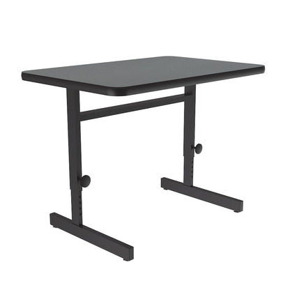 Adjustable Height Deluxe High-Pressure Top Computer/Student Desks  24x36"