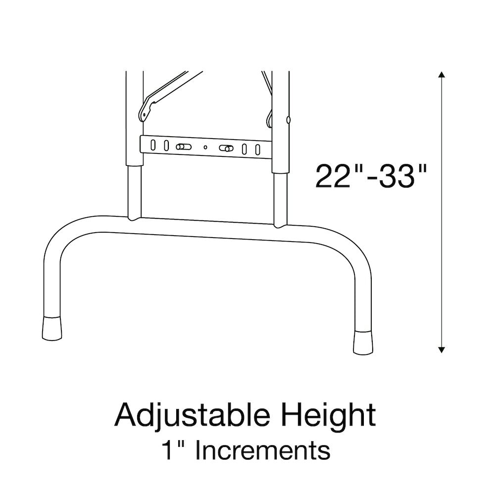 Adjustable Height Thermal Fused Laminate Top Folding Table 30x72"