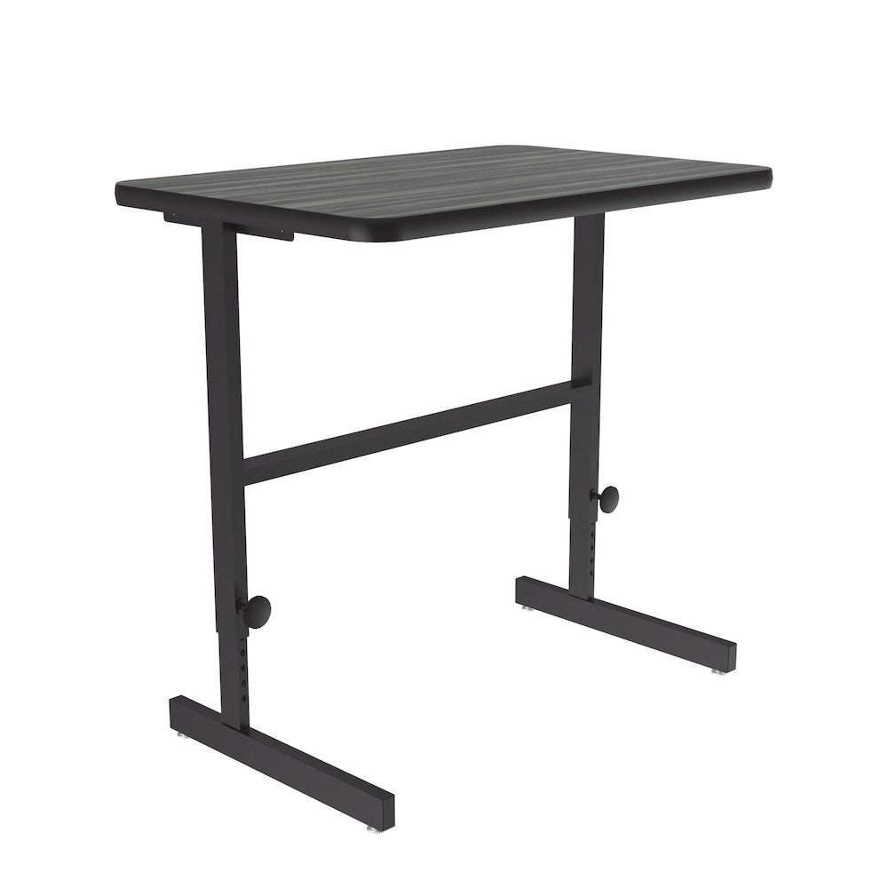 High-Pressure Laminate Top Adjustable Standing  Height Work Station 24x36