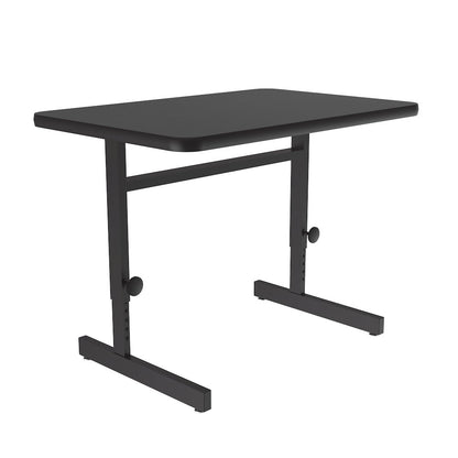 Adjustable Height Commercial Laminate Top Computer/Student Desks 24x48"