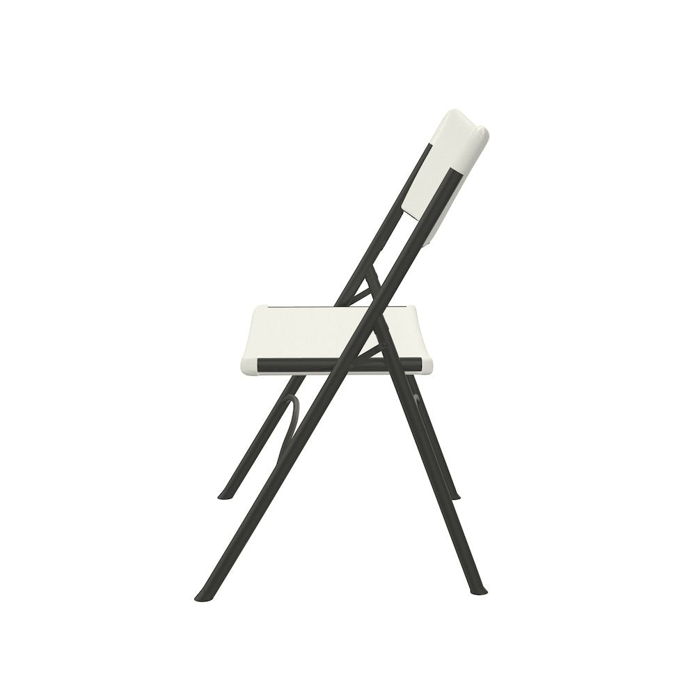 Economy Blow-Molded Plastic Folding Chair
