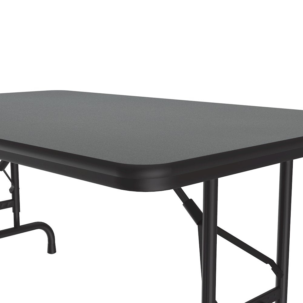 Adjustable Height High Pressure Top Folding Table 30x48"