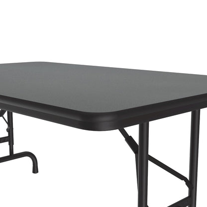 Adjustable Height High Pressure Top Folding Table 30x48"