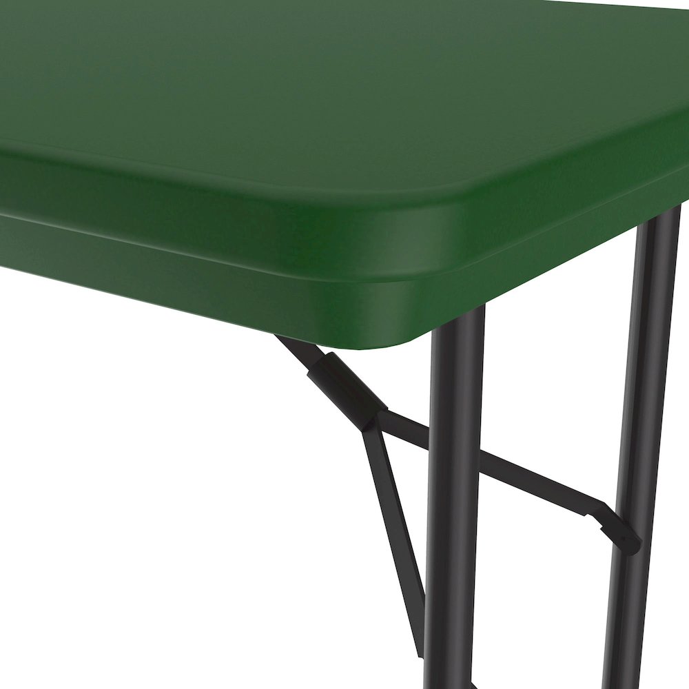 Commercial Blow-Molded Plastic Folding Table 24x48"