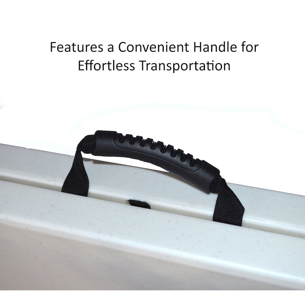 Economy Blow-Molded Plastic Fold in Half Table 30x72"