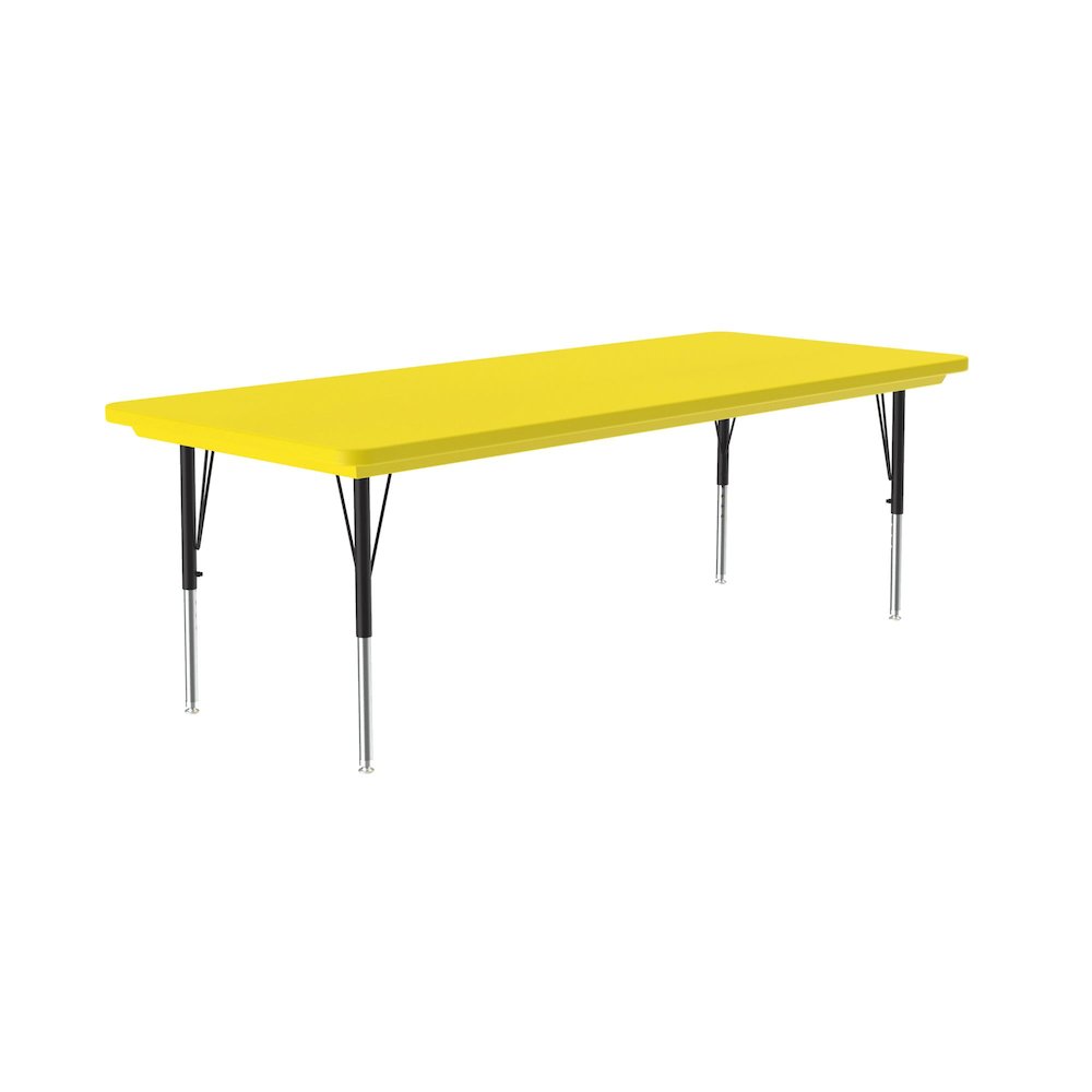 Commercial Blow-Molded Plastic Top Activity Tables 30x72"