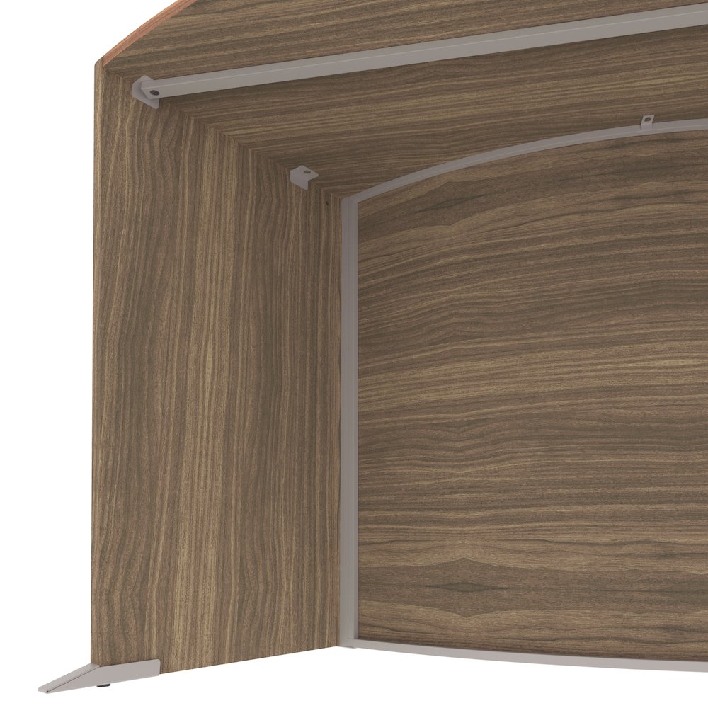 ADA Reception Unit, Walnut