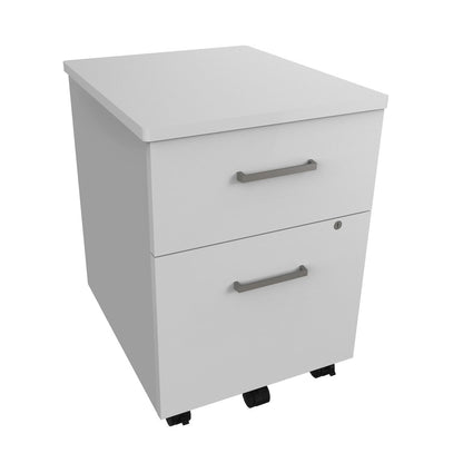 Laminate Moblie Pedestal File, White