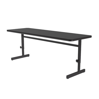 Adjustable Height Commercial Laminate Top Computer/Student Desks 24x60"