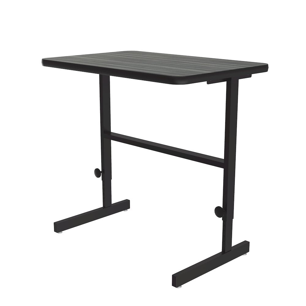 High-Pressure Laminate Top Adjustable Standing  Height Work Station 24x36