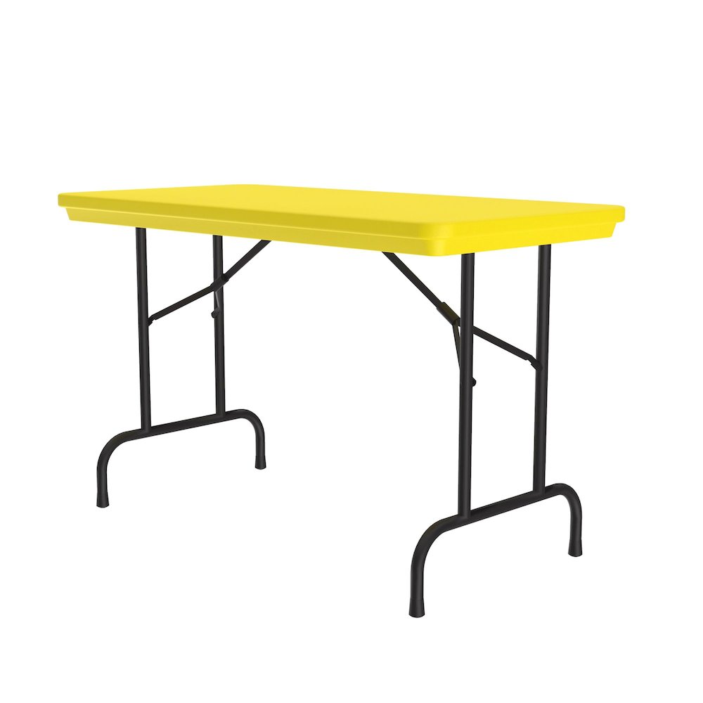 Commercial Blow-Molded Plastic Folding Table 24x48"