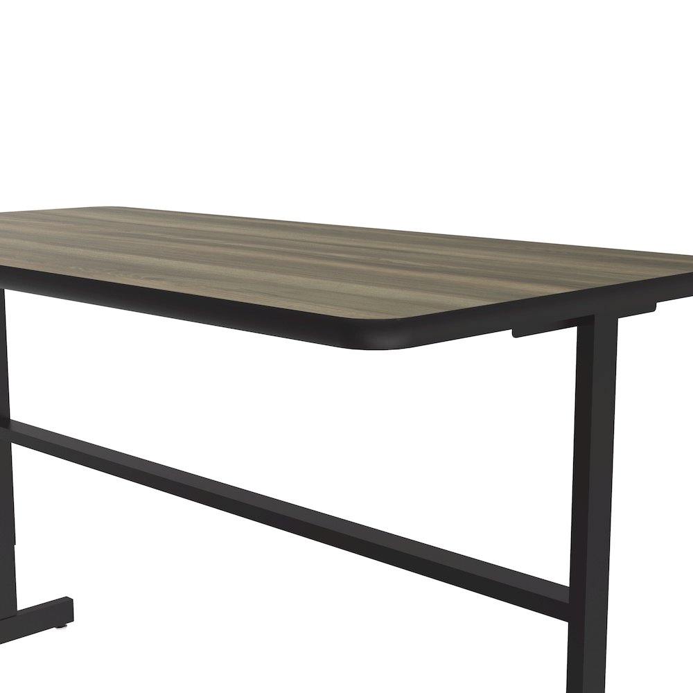 High-Pressure Laminate Top Adjustable Standing  Height Work Station 30x60