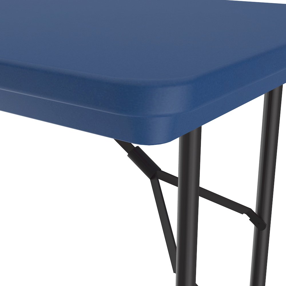Commercial Blow-Molded Plastic Folding Table 24x48"