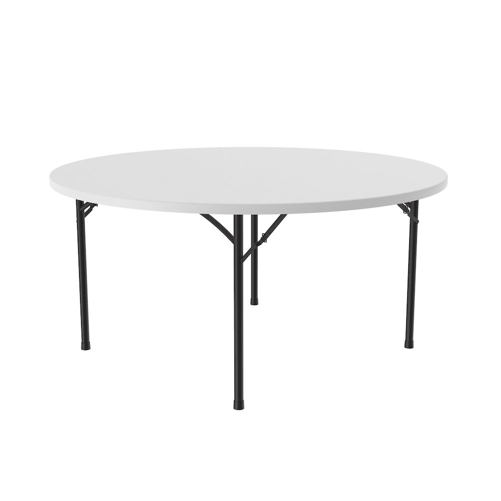 Economy Blow-Molded Plastic Folding Table 48x48"
