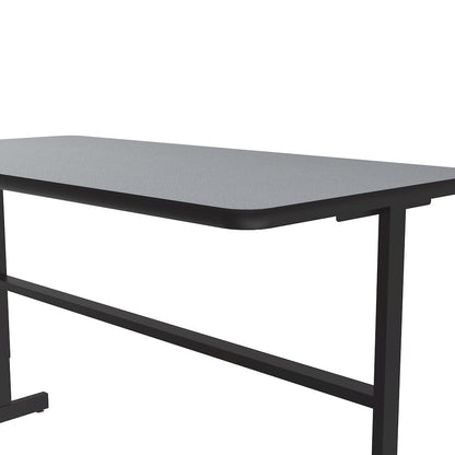 High-Pressure Laminate Top Adjustable Standing  Height Work Station 30x60