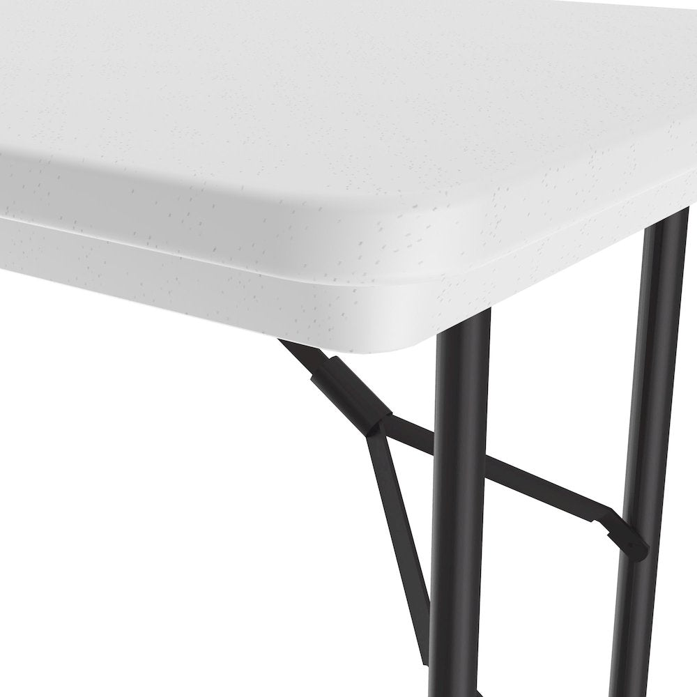 Correctional Tamper-Resistant Blow-Molded Plastic Folding Table 24x48
