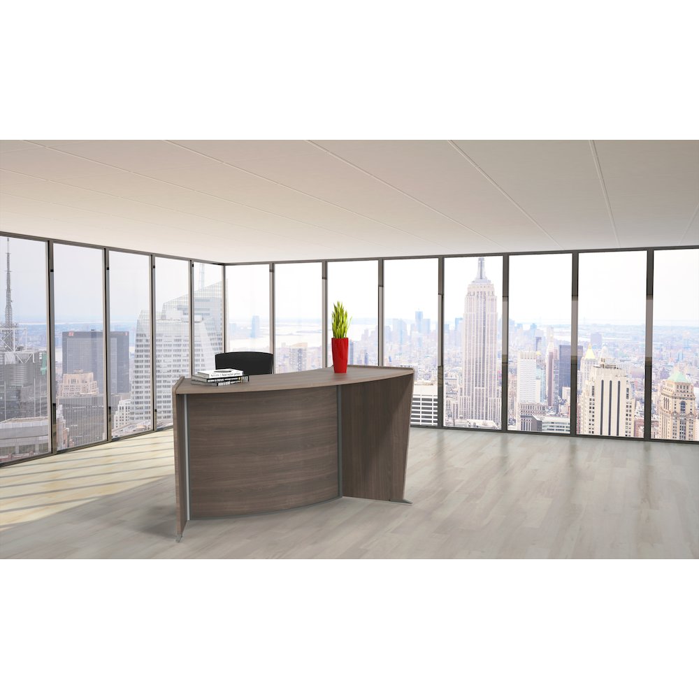 ADA Reception Unit, Walnut