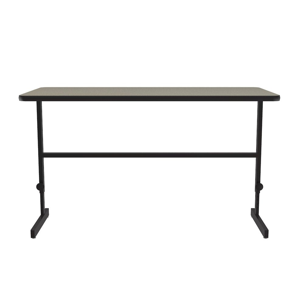 High-Pressure Laminate Top Adjustable Standing  Height Work Station 30x60
