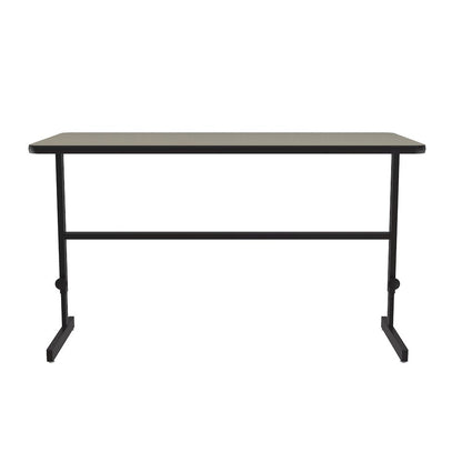High-Pressure Laminate Top Adjustable Standing  Height Work Station 30x60