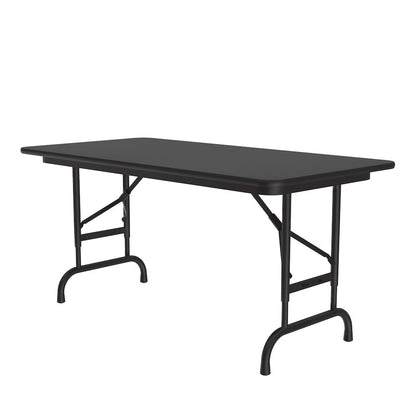 Adjustable Height Thermal Fused Laminate Top Folding Table 24x48"