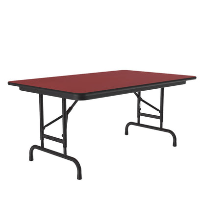 Adjustable Height High Pressure Top Folding Table 30x48"