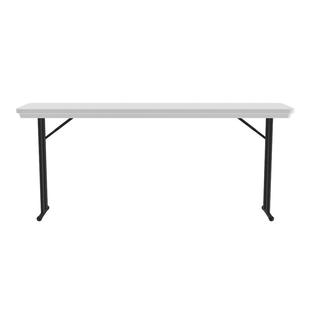 Commercial Blow-Molded Plastic Folding Table 18x72"