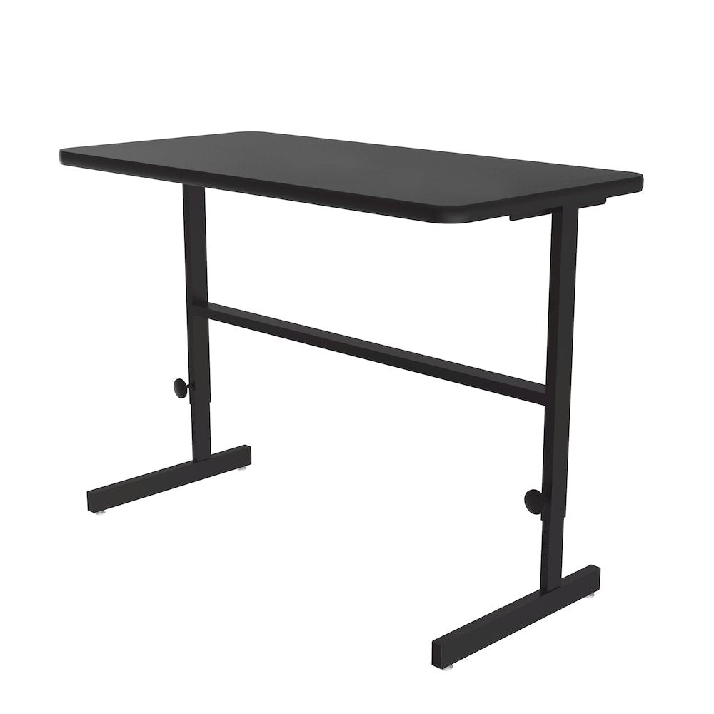 High-Pressure Laminate Top Adjustable Standing  Height Work Station 24x48