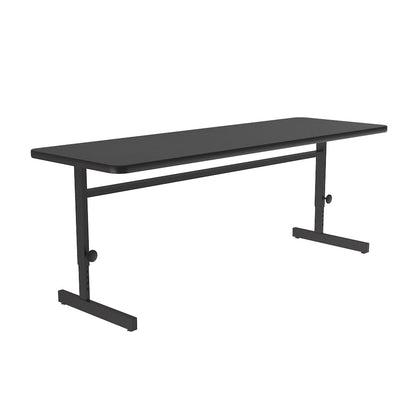 Adjustable Height Commercial Laminate Top Computer/Student Desks 24x72"