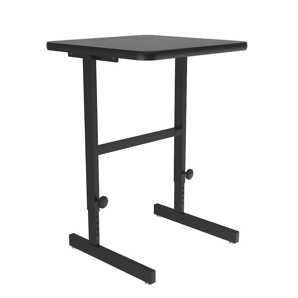 High-Pressure Laminate Top Adjustable Standing  Height Work Station 20x24