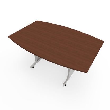 Rectangular Conference Table Cherry / Silver