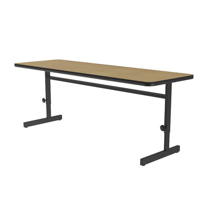 Adjustable Height Deluxe High-Pressure Top Computer/Student Desks  24x72"