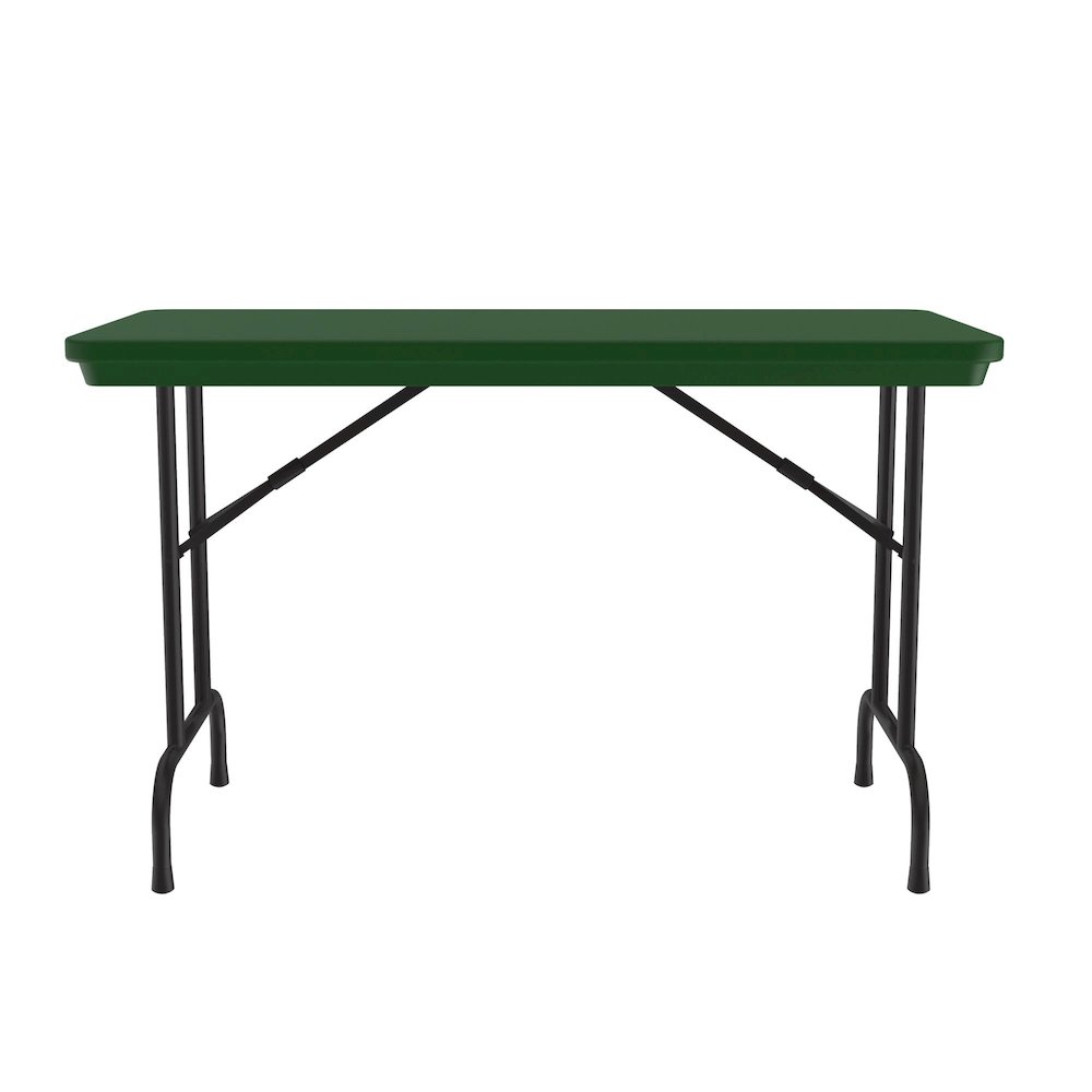 Commercial Blow-Molded Plastic Folding Table 24x48"