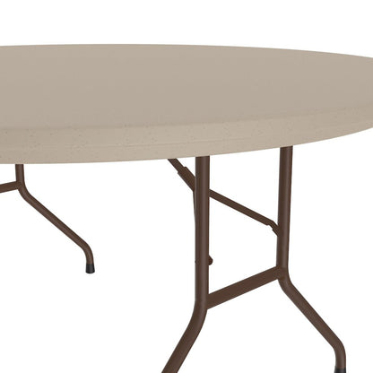 Correctional Tamper-Resistant Blow-Molded Plastic Folding Table 60x60