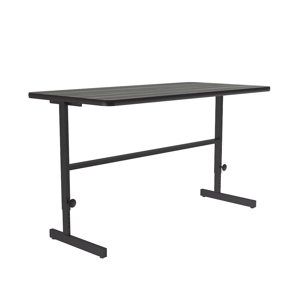 High-Pressure Laminate Top Adjustable Standing  Height Work Station 30x60