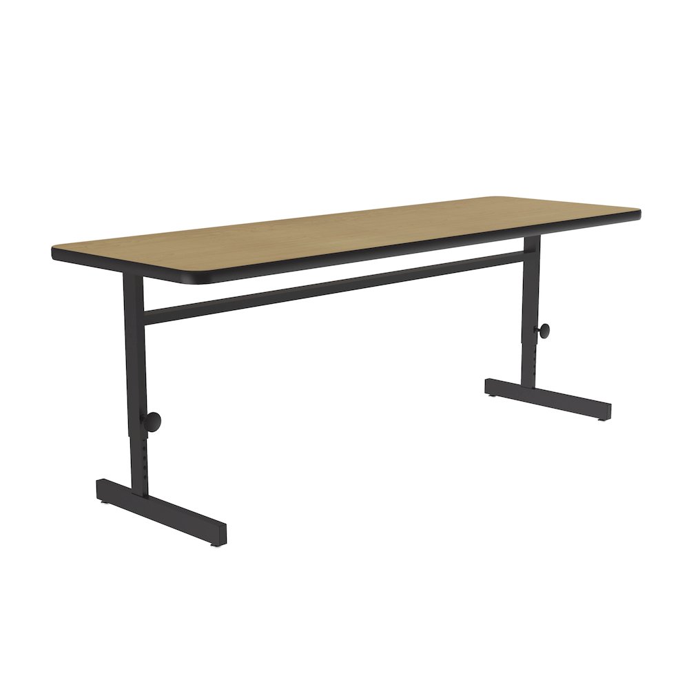 Adjustable Height Deluxe High-Pressure Top Computer/Student Desks  24x60"