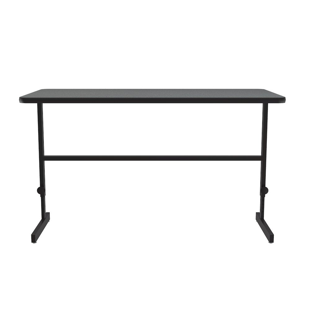 High-Pressure Laminate Top Adjustable Standing  Height Work Station 30x60