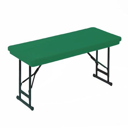Adjustable Height Commercial Blow-Molded Plastic Folding Table 30x72"