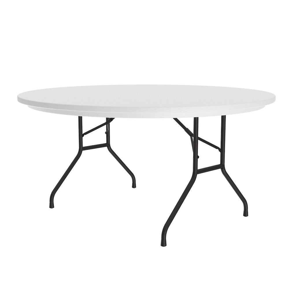 Commercial Blow-Molded Plastic Folding Table 60x60"