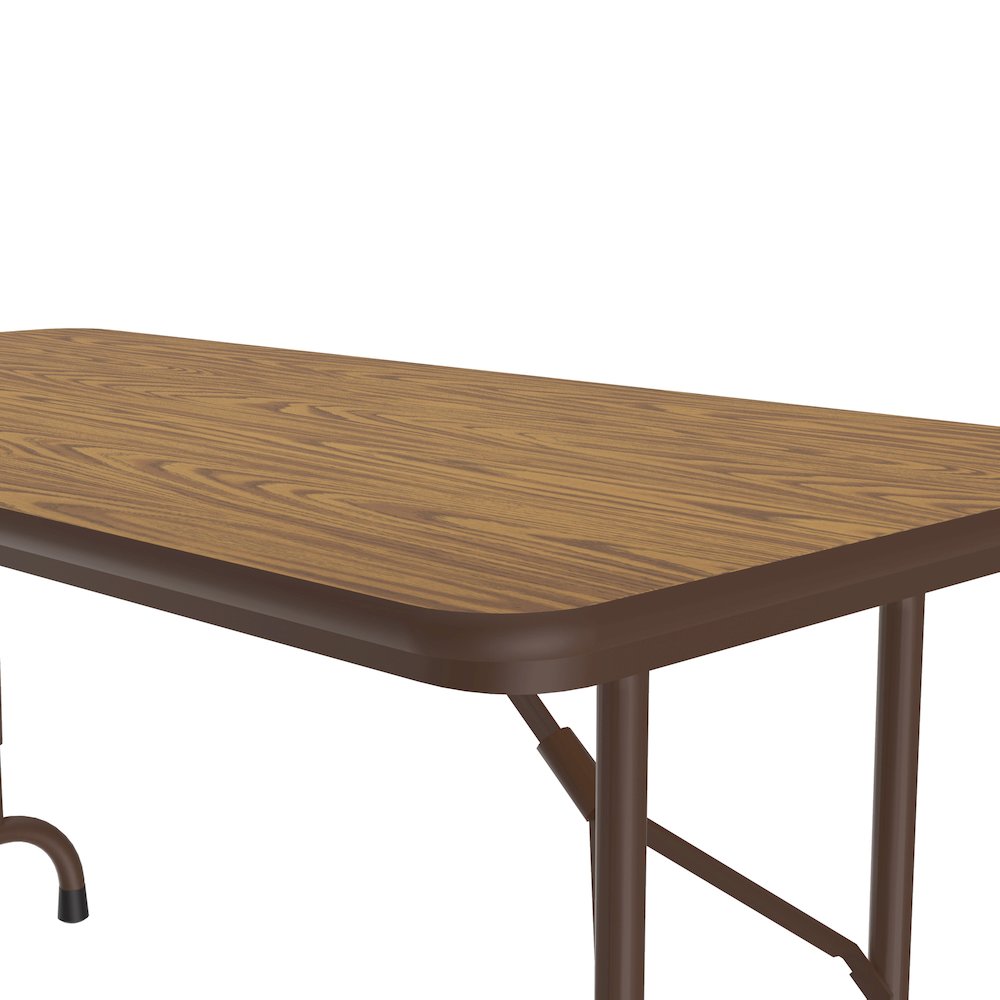 Adjustable Height Thermal Fused Laminate Top Folding Table 24x48"