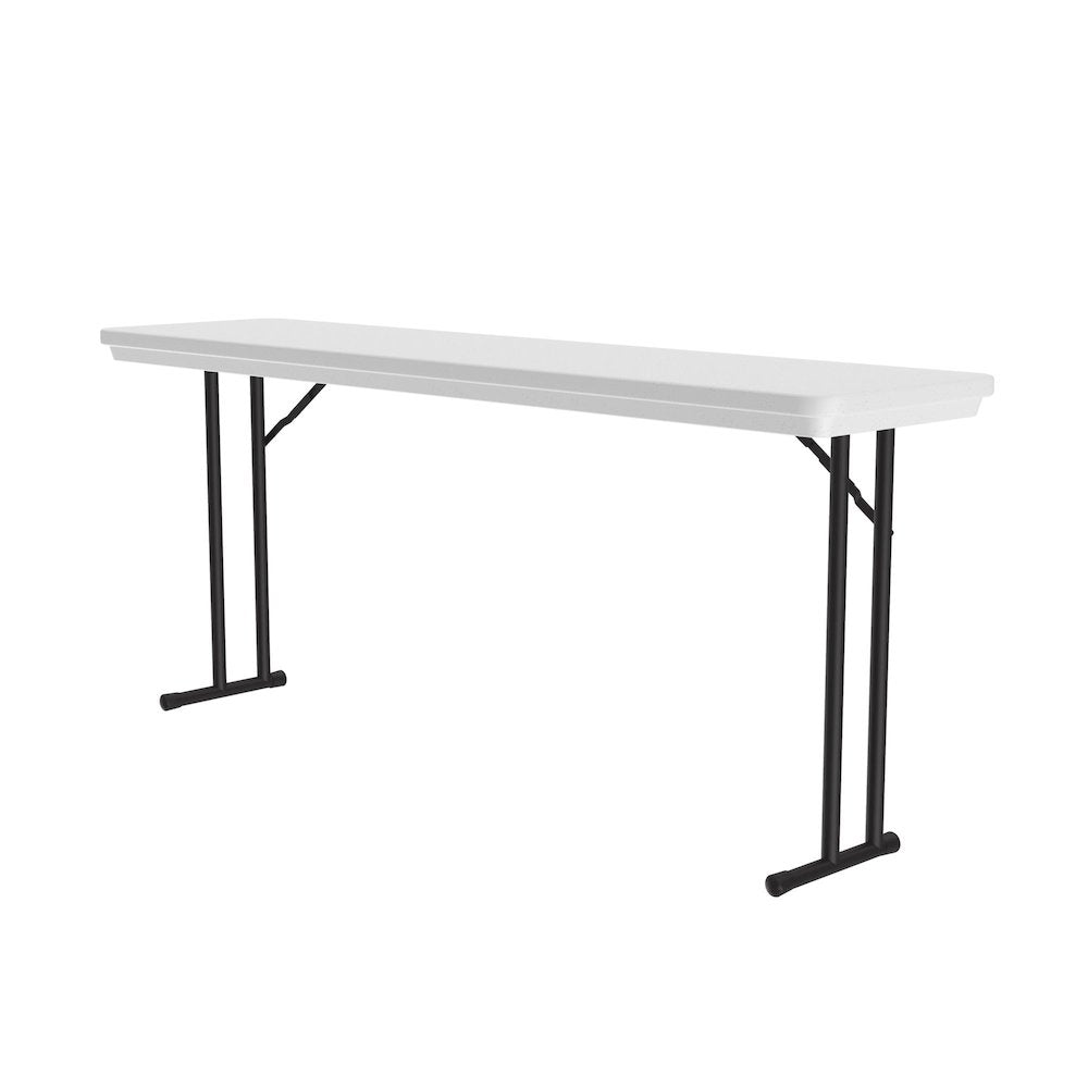 Commercial Blow-Molded Plastic Folding Table 18x72"