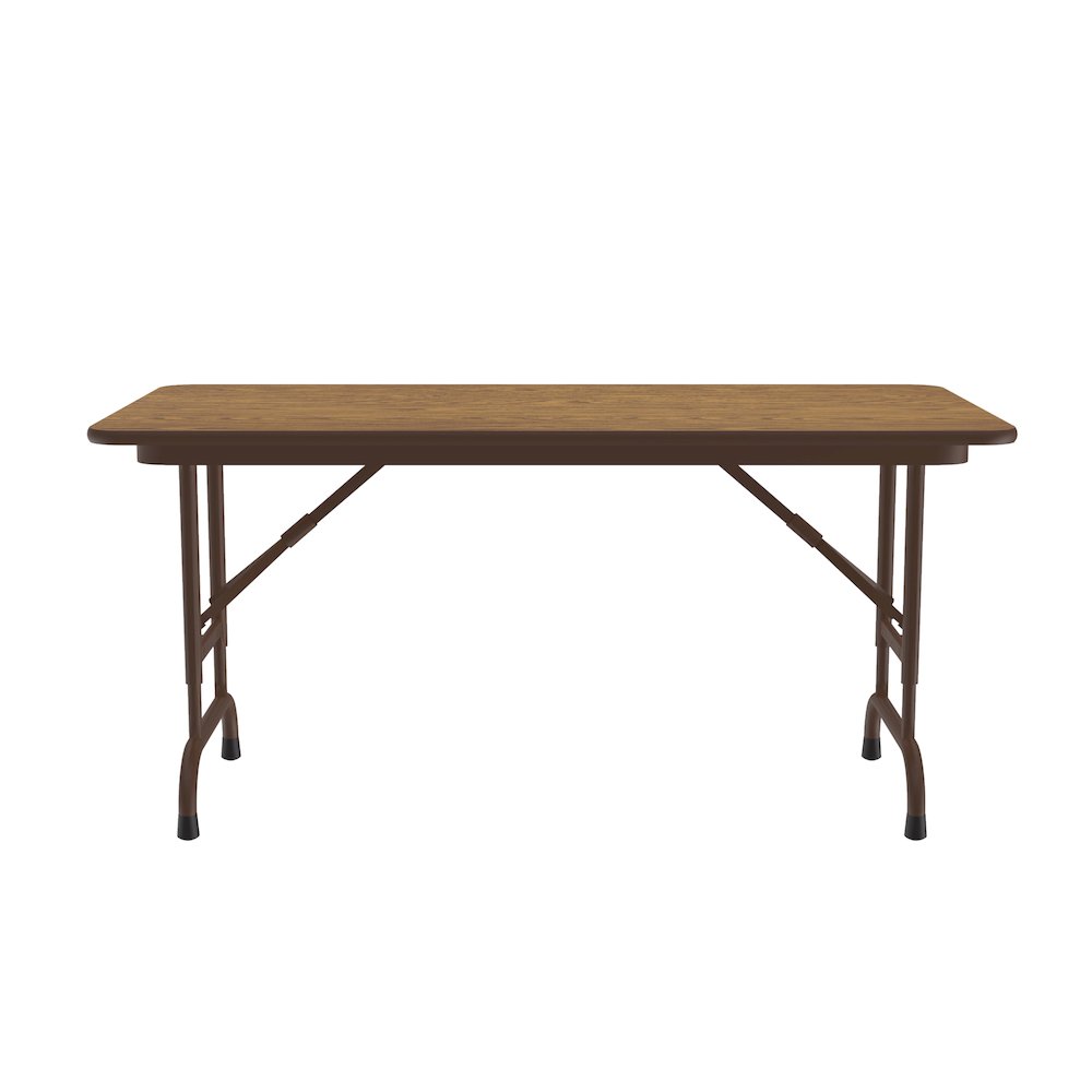 Adjustable Height Thermal Fused Laminate Top Folding Table 24x48"