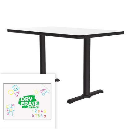 Markerboard-Dry Erase Table Height Café and Breakroom Table 30x60