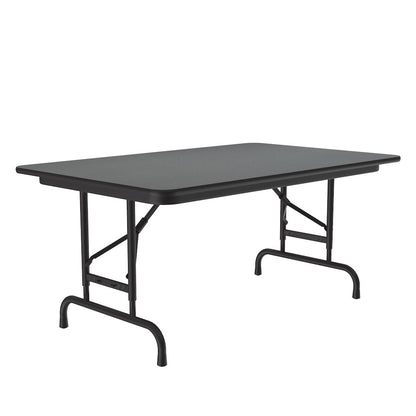 Adjustable Height High Pressure Top Folding Table 30x48"